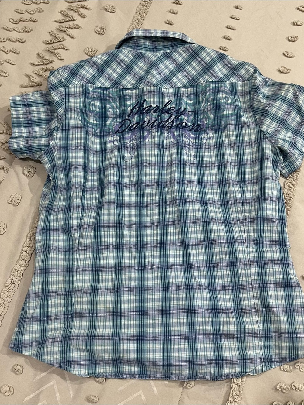 Harley-Davidson Plaid Short Sleeve Shirt
